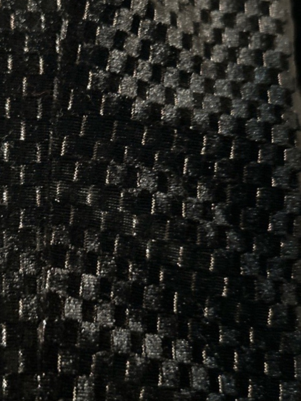 Vintage Y2K Black Velvet Burnout Midi Cocktail Dress 8 Bodycon Party Whimsigoth - Picture 6 of 11